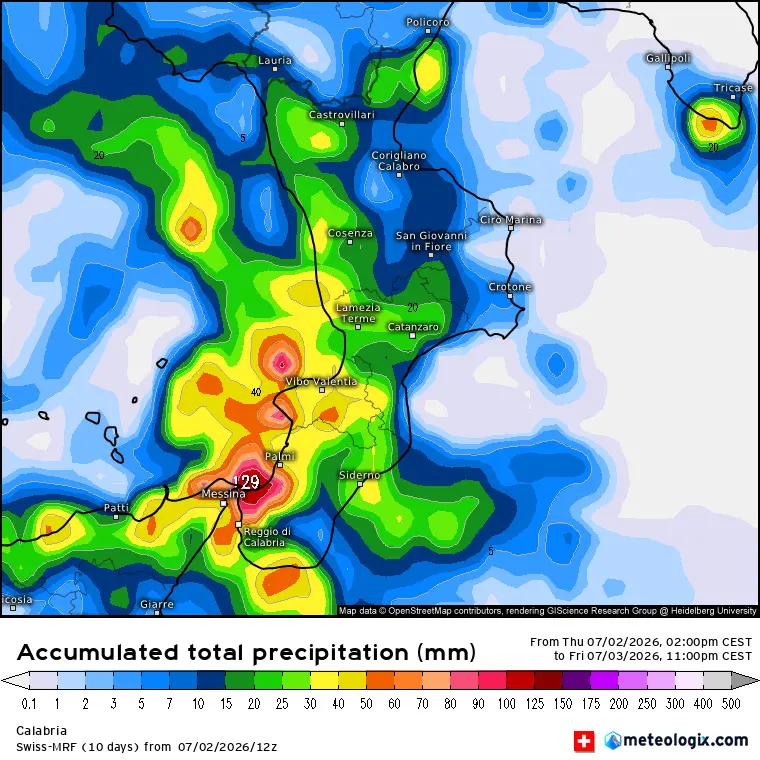 Allerta meteo a Catanzaro e provincia: in arrivo violenti temporali, grandine e crollo termico\n