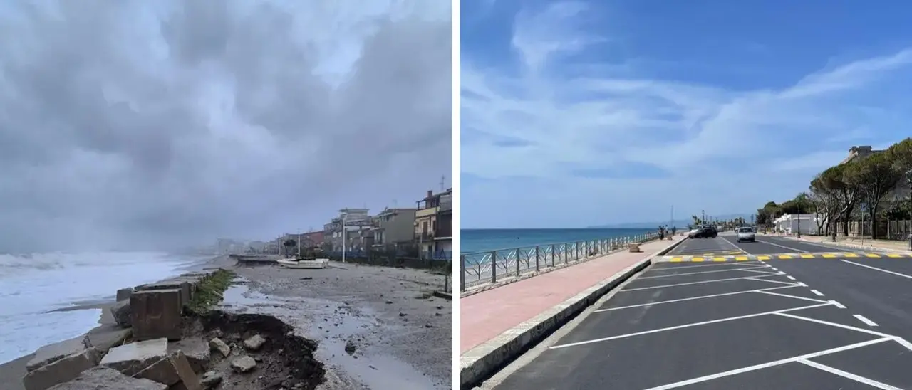 Dopo il ciclone Harry la Locride riparte: ricostruiti i lungomari di Siderno e Bovalino,\u00A0a Caulonia “esodo”\u00A0per i balneari