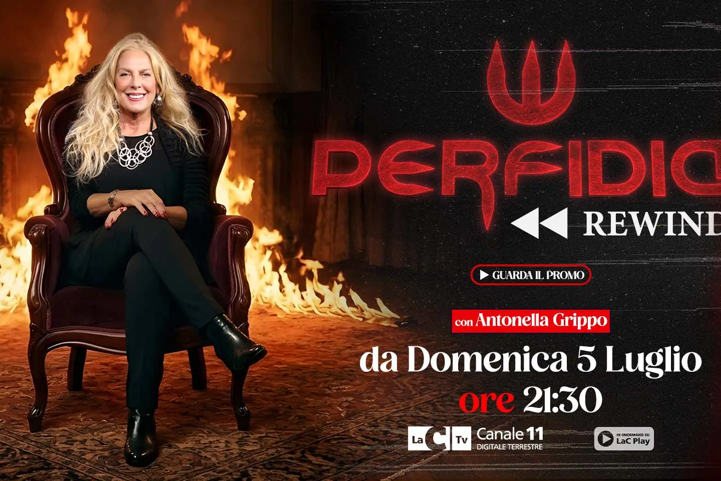Perfidia Rewind, tornano le grandi interviste di Antonella Grippo ai leader della politica\n