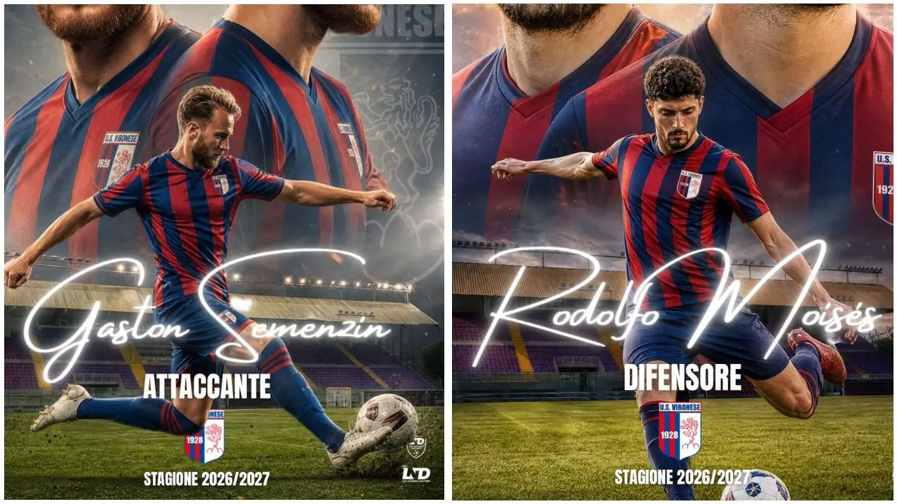 Vibonese Calcio, il mercato decolla: ecco la fantasia di Semenzin e i muscoli di Moisés\n