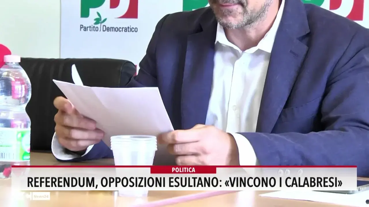 Referendum, opposizioni esultano: «Vincono i calabresi»