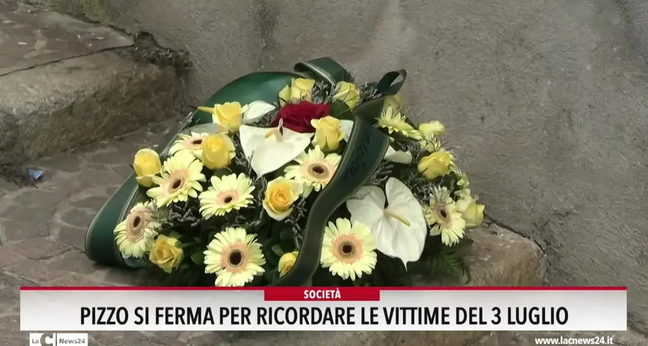 Pizzo si ferma per ricordare le vittime del 3 luglio