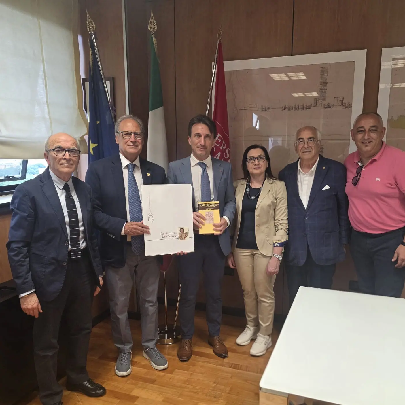 Gioacchino da Fiore, il rettore dell’Unical riceve una delegazione del Centro Studi Gioachimiti\n