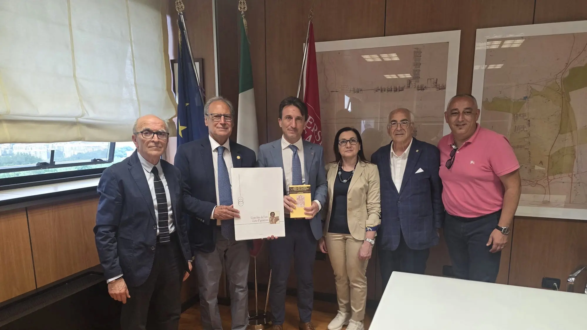 Gioacchino da Fiore, il rettore dell’Unical riceve una delegazione del Centro Studi Gioachimiti\n