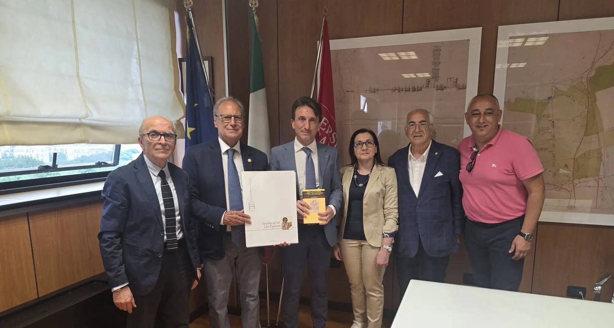 Gioacchino da Fiore, il rettore dell’Unical riceve una delegazione del Centro Studi Gioachimiti\n