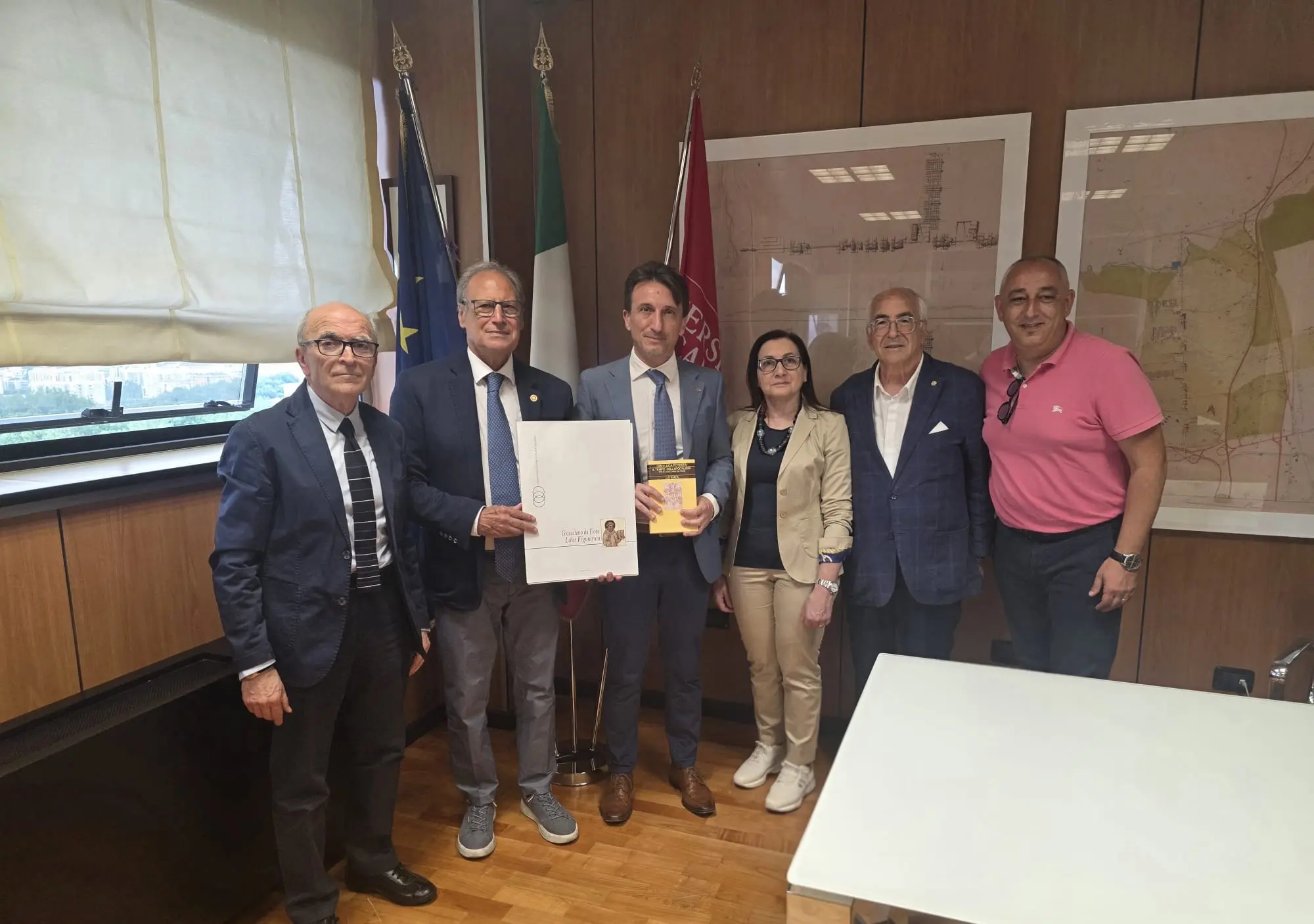 Gioacchino da Fiore, il rettore dell’Unical riceve una delegazione del Centro Studi Gioachimiti\n