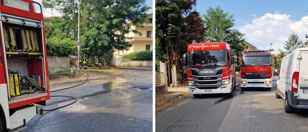 Fuga di gas tra San Costantino e Jonadi, vigili del fuoco e operai al lavoro:\u00A0strade bloccate per due ore