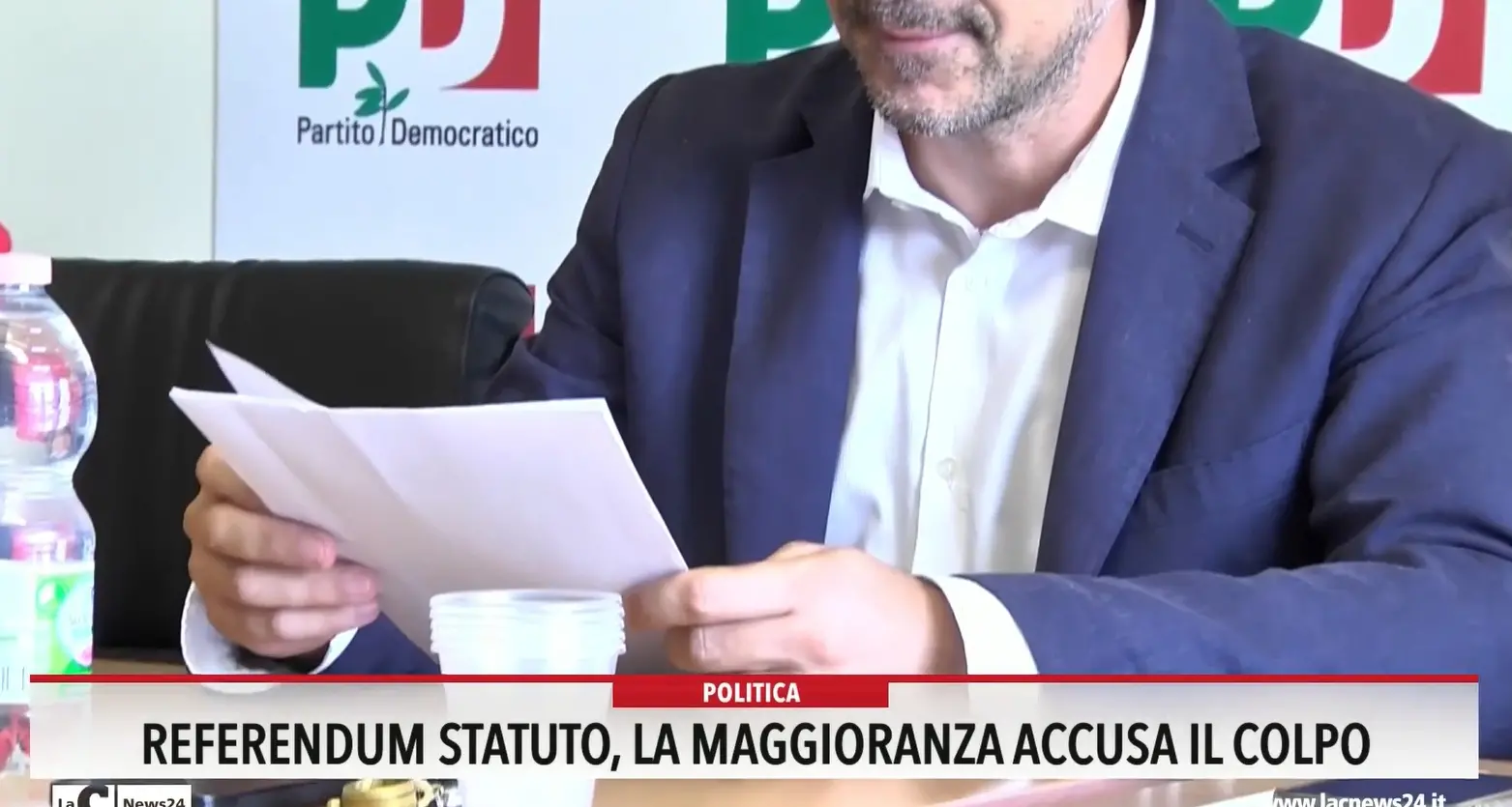 Referendum statuto, la maggioranza accusa il colpo