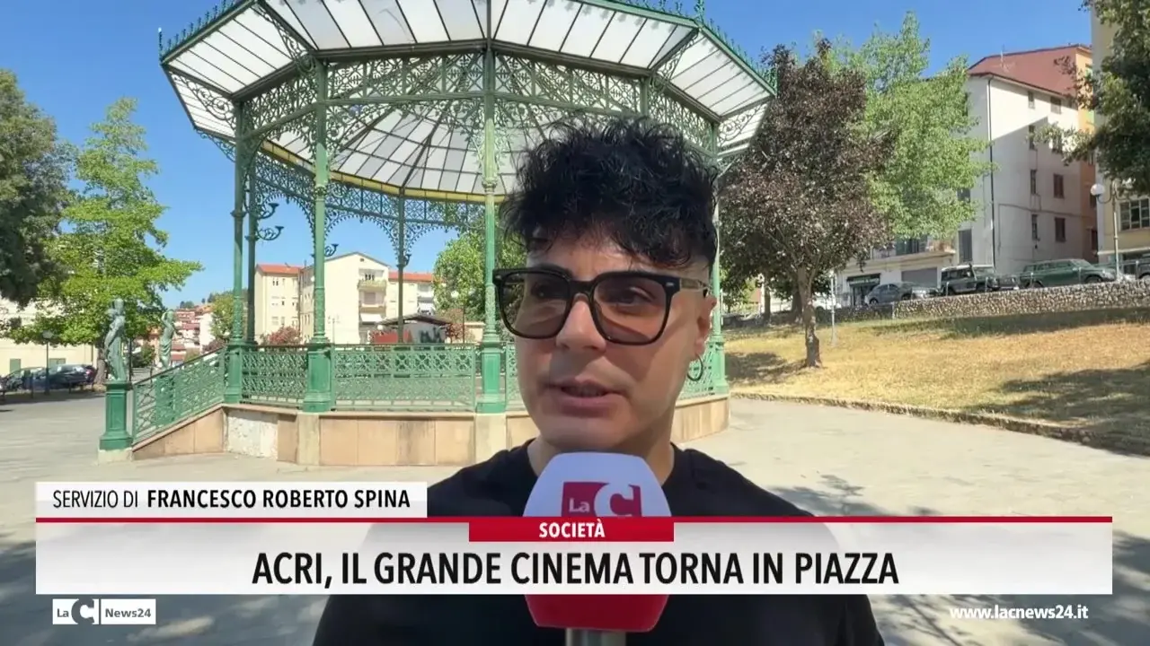 Acri, il grande cinema torna in piazza