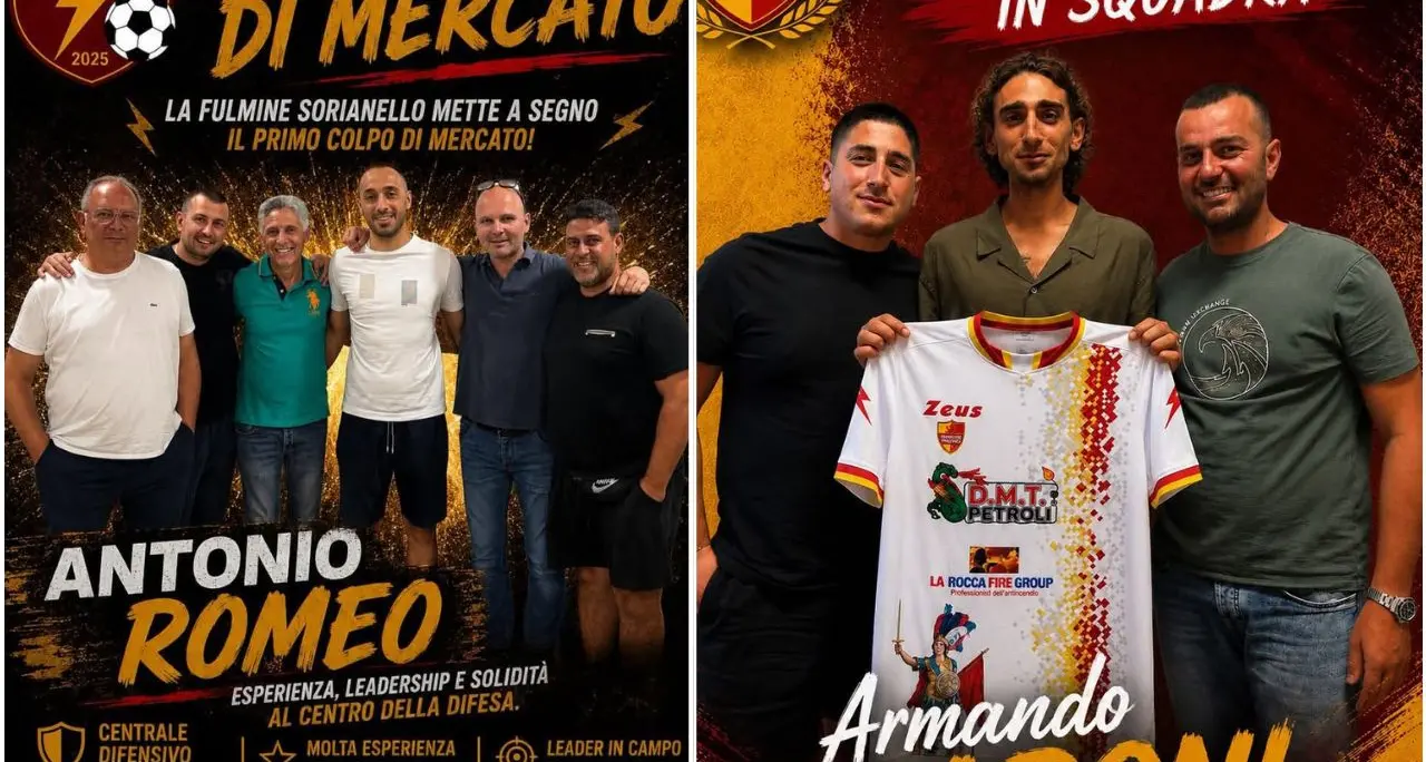 Dilettanti, mercato da urlo nel vibonese: Fulmine Sorianello, un colpo da \"amarcord\". Lo Sporting Piscopio presenta Baroni\n