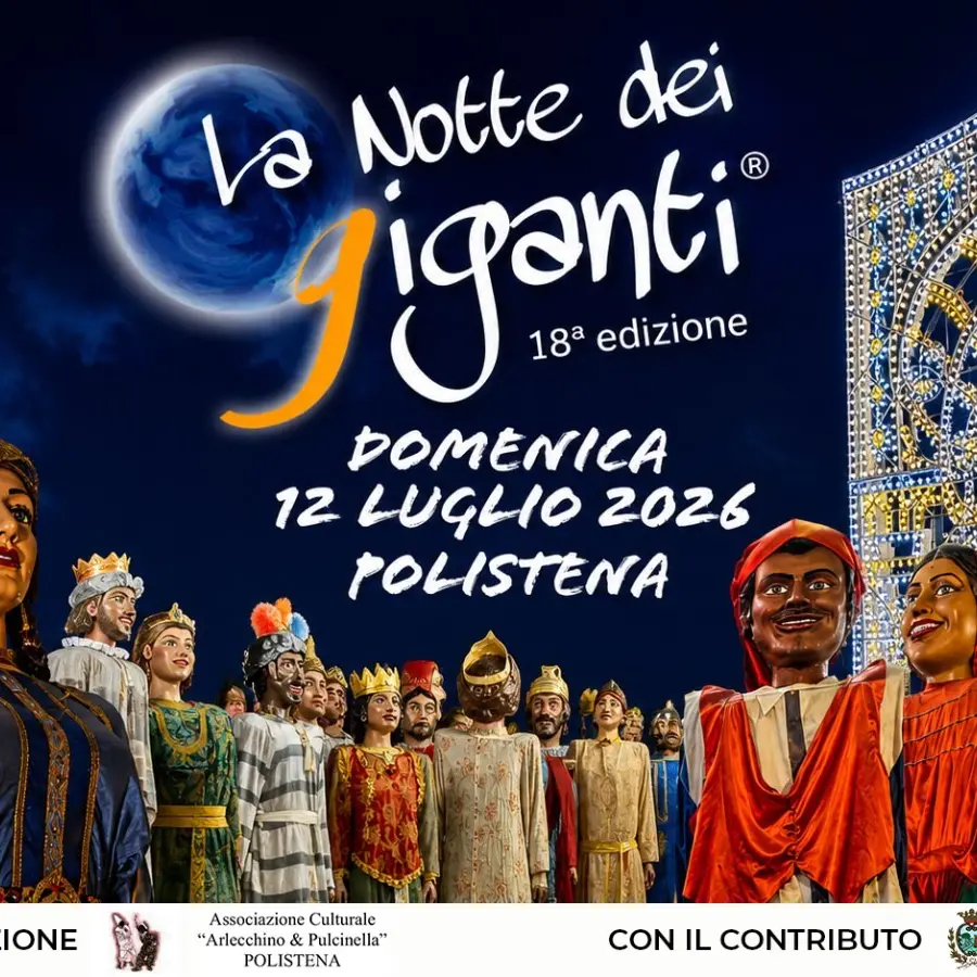 Polistena si prepara a vivere la magia della Notte dei Giganti: la città celebra la diciottesima edizione dell’evento\n