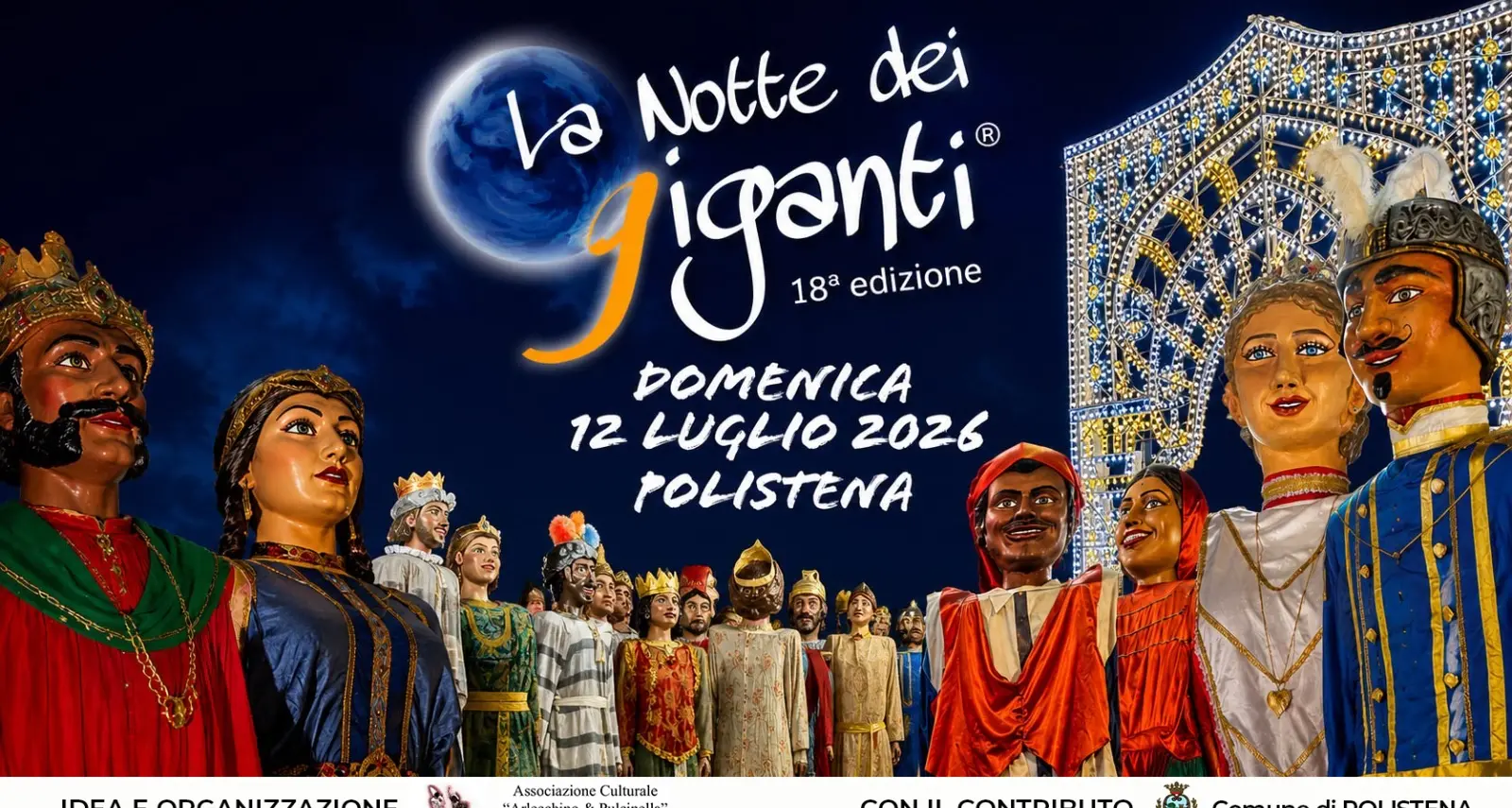 Polistena si prepara a vivere la magia della Notte dei Giganti: la città celebra la diciottesima edizione dell’evento\n