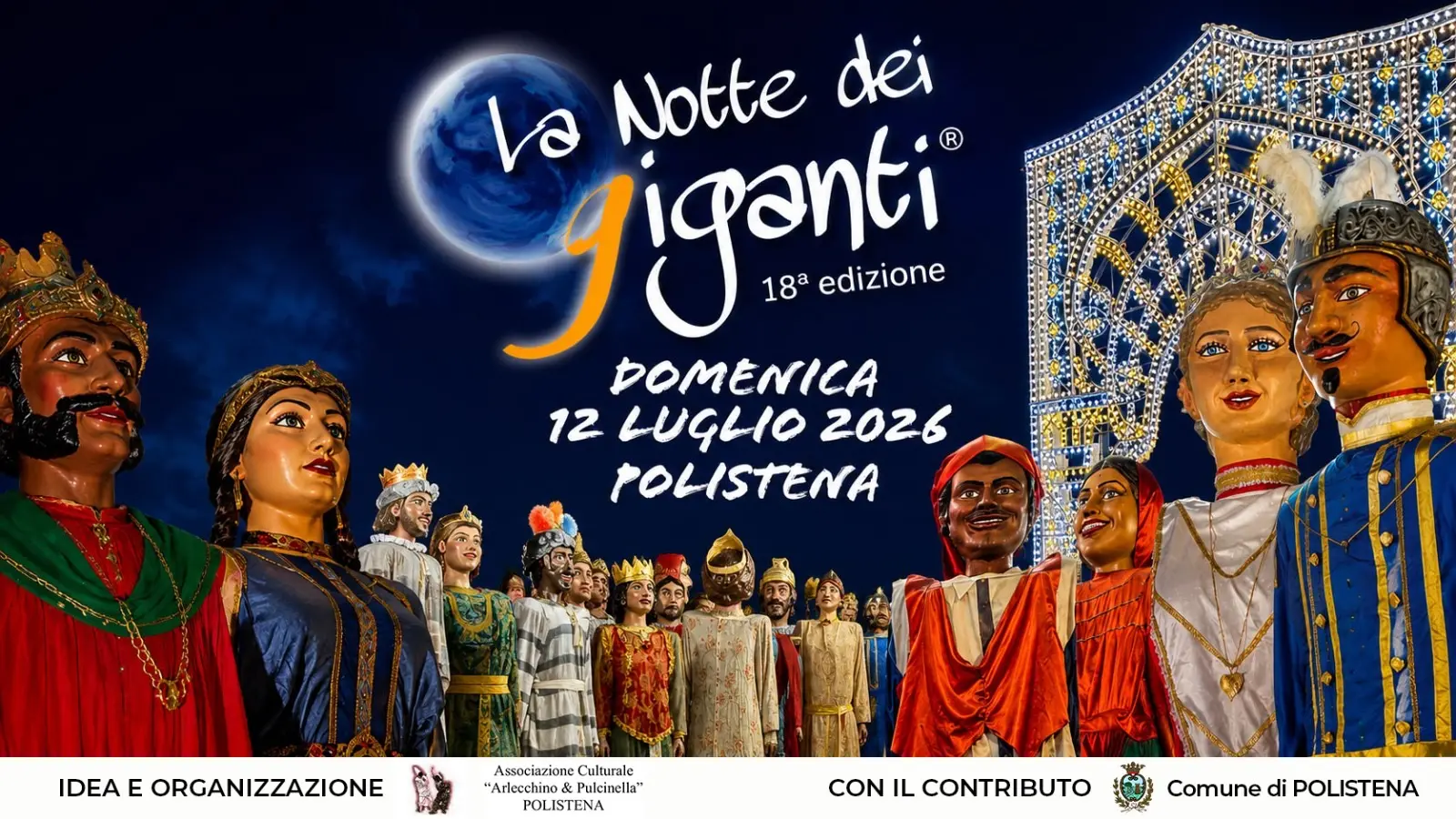 Polistena si prepara a vivere la magia della Notte dei Giganti: la città celebra la diciottesima edizione dell’evento\n