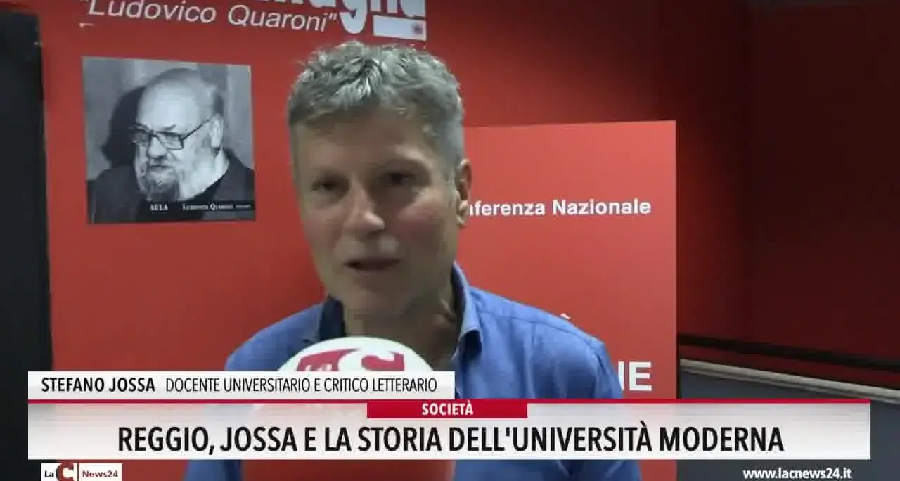 Reggio, Jossa e la storia dell'Università moderna