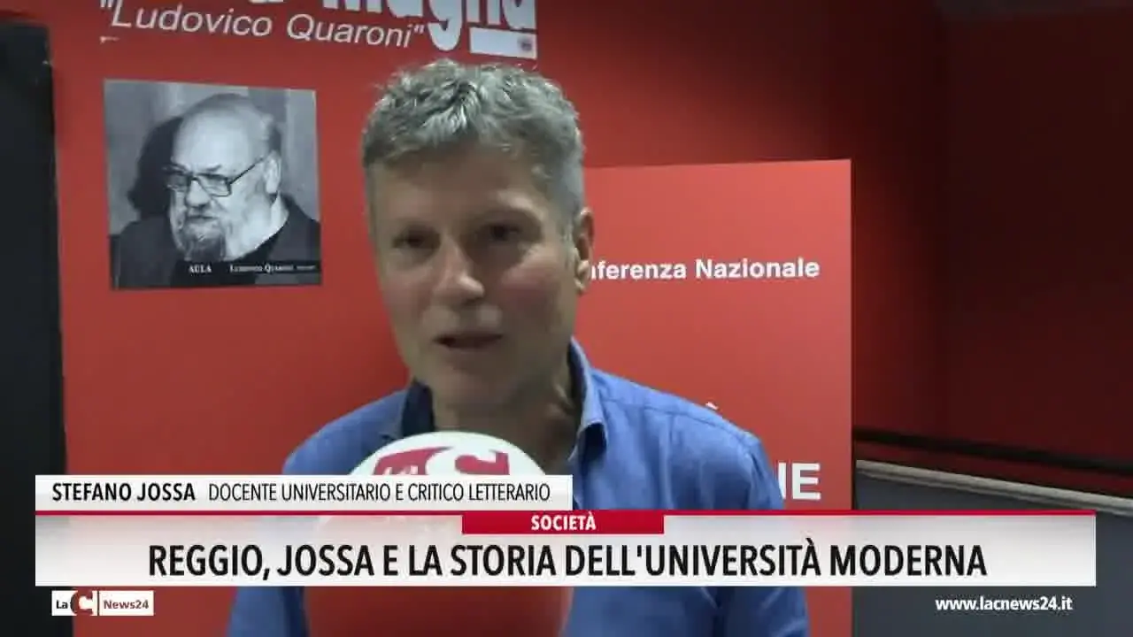 Reggio, Jossa e la storia dell'Università moderna
