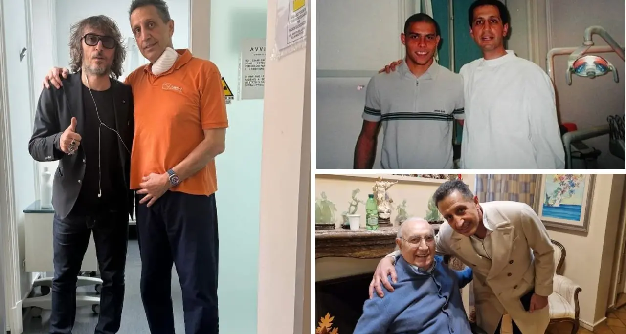 Il dentista dei vip è vibonese: da Ronaldo a Baudo fino a Gino Strada e Salvini, tutti nello studio di Giovanni Macrì\n