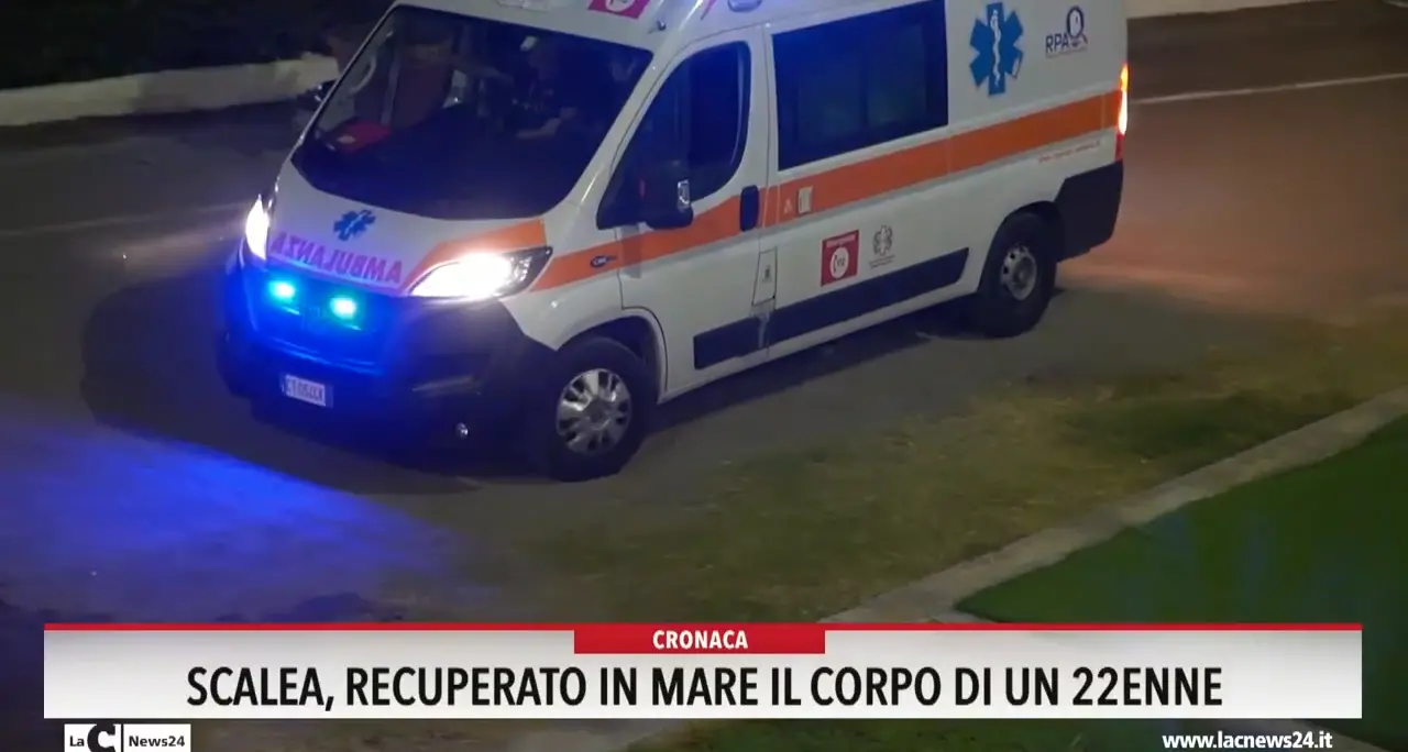 Scalea, recuperato in mare il corpo di un 22enne