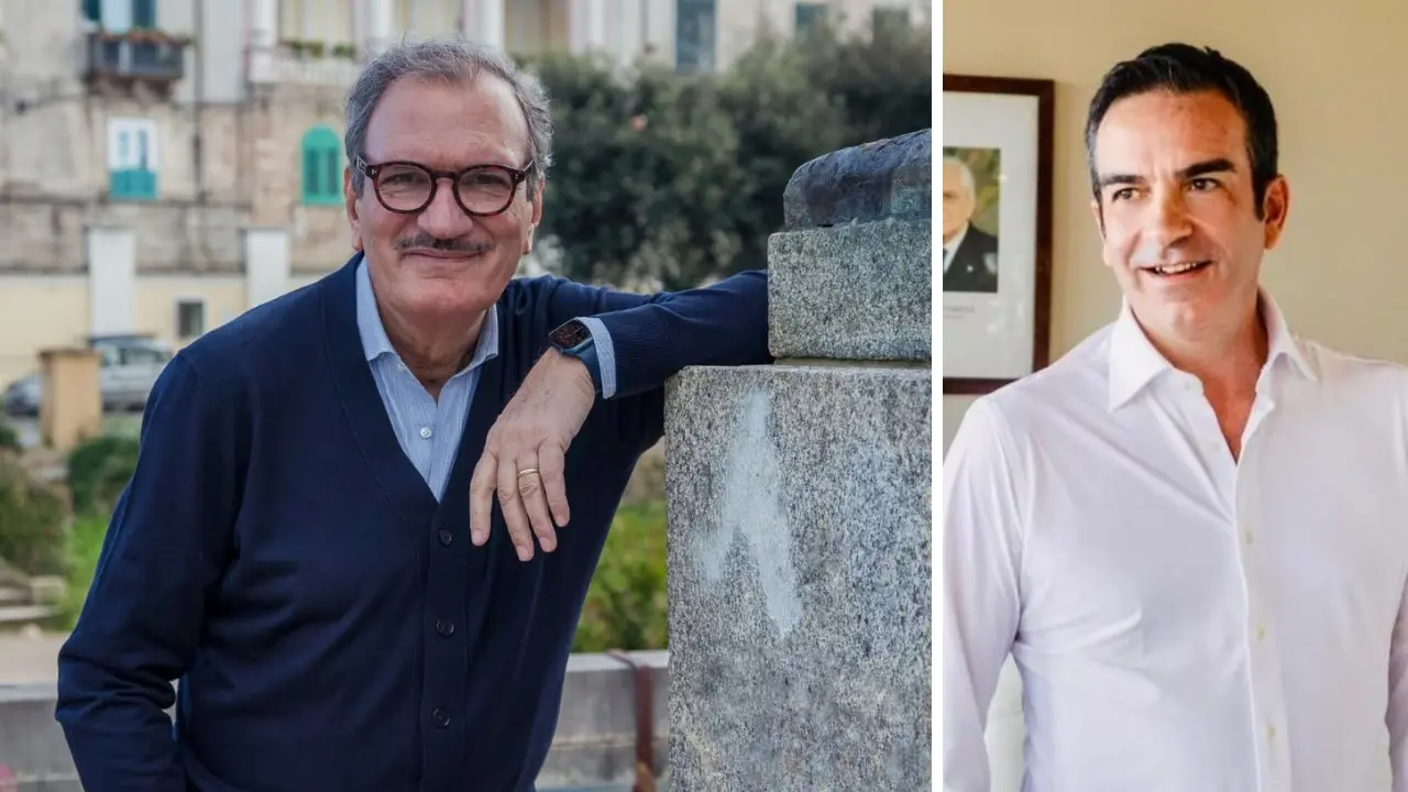 <p>Occhiuto e il sindaco Voce</p>\\n
