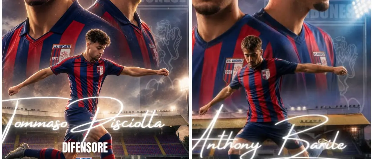Vibonese Calcio, mercato in continuo fermento: ecco Barile e Pisciotta per la costruzione del nuovo organico\n