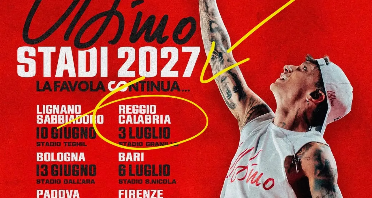 «Interlocuzione solo con il sindaco»: la replica del management di Ultimo alle polemiche sul live al Granillo\n