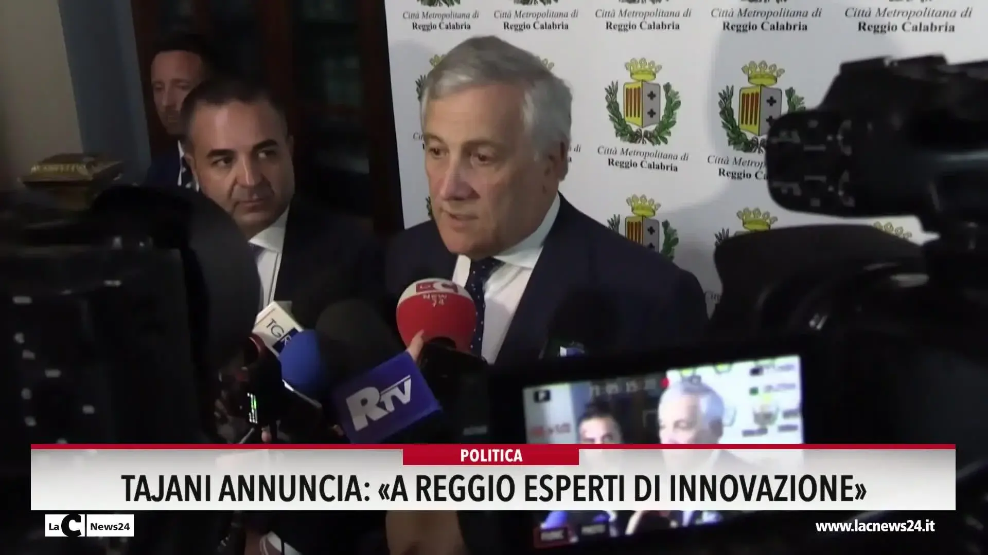 Tajani annuncia: «A Reggio esperti di innovazione»
