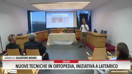 Nuove tecniche in ortopedia iniziativa a Lattarico