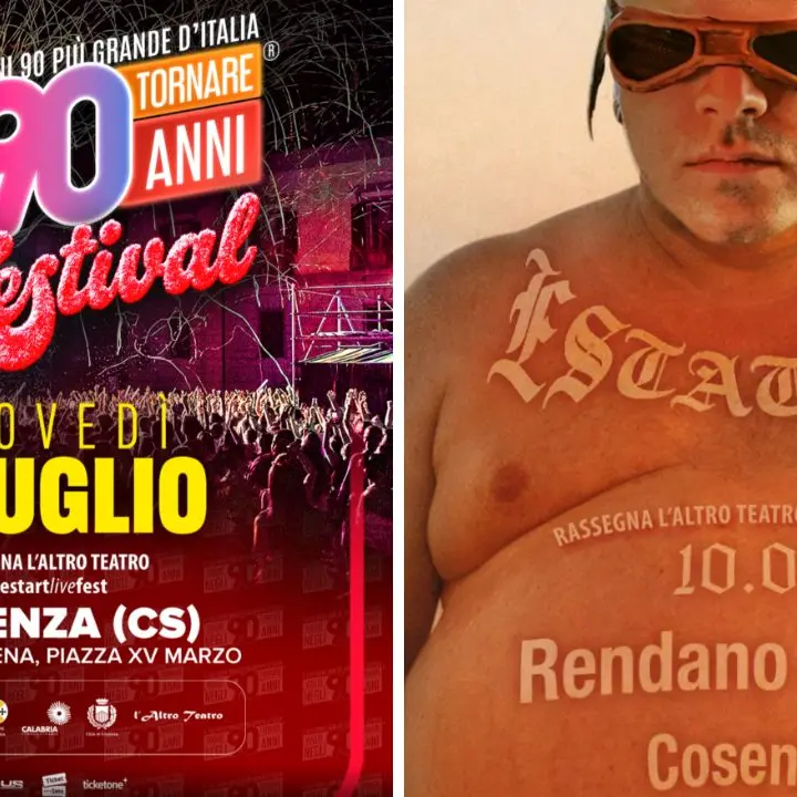 Cosenza, al Restartlivefest doppio appuntamento con Voglio tornare negli anni ’90 e Tony Pitony\n