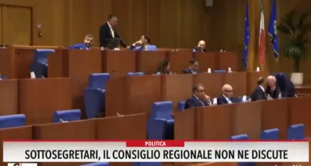 Sottosegretari il consiglio regionale non ne discute