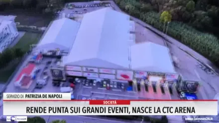Rende punta sui grandi eventi, nasce la CTC arena