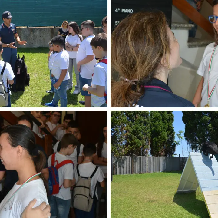 Un’altra\u00A0giornata speciale in Questura per i\u00A0bambini del Centro Udire:\u00A0volanti e cani poliziotto affascinano i piccoli ospiti\n