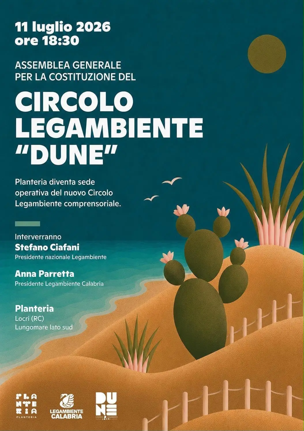 Dalla rigenerazione di un terreno abbandonato alla tutela del territorio: Planteria entra in Legambiente e dà vita al nuovo Circolo “Dune di Locri”\n