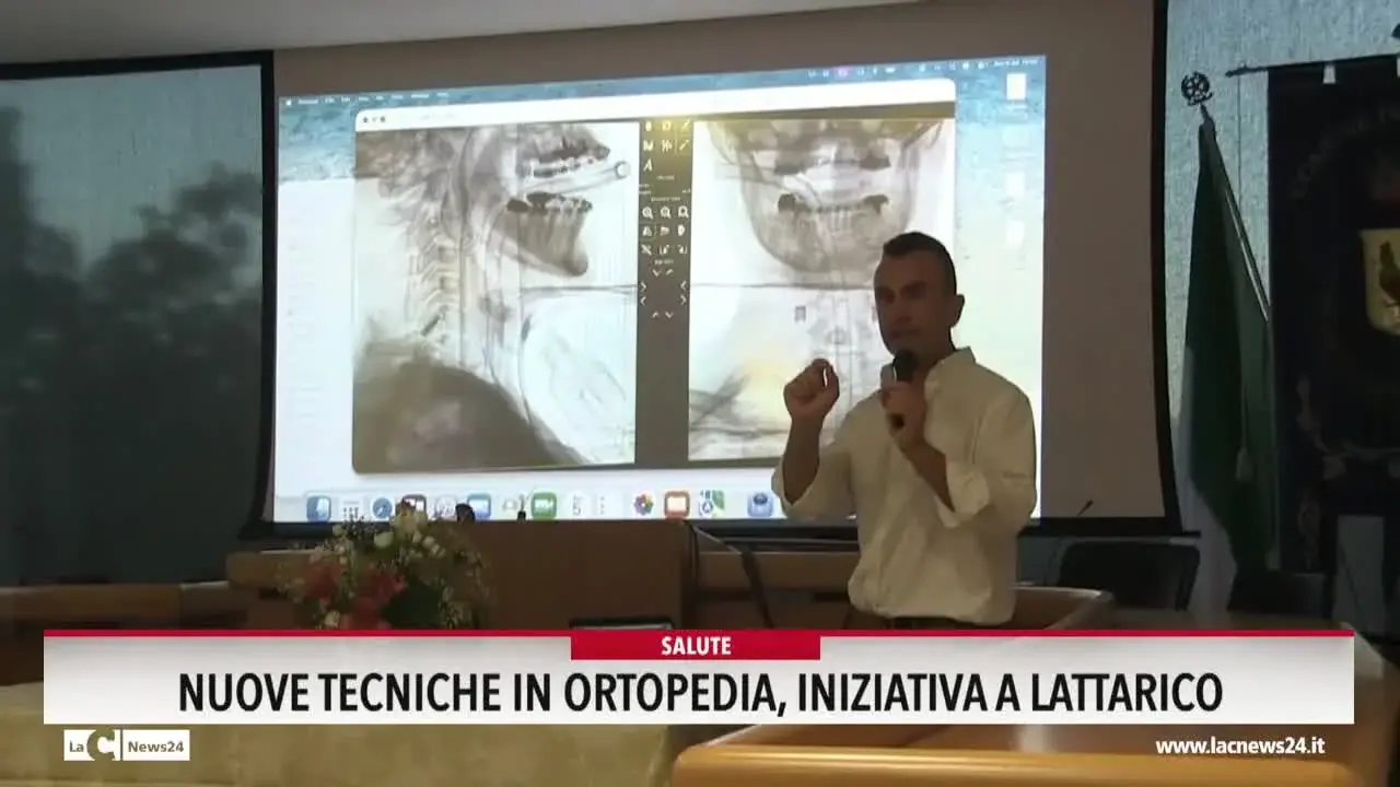 Nuove tecniche in ortopedia, iniziativa a Lattarico