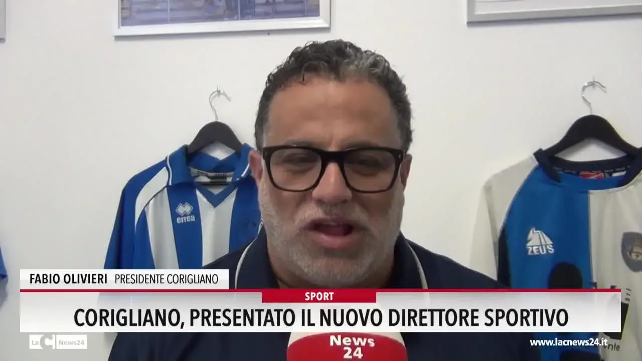 Corigliano: presentato il nuovo direttore sportivo