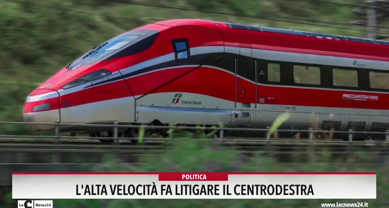 L'Alta velocità fa litigare il centrodestra
