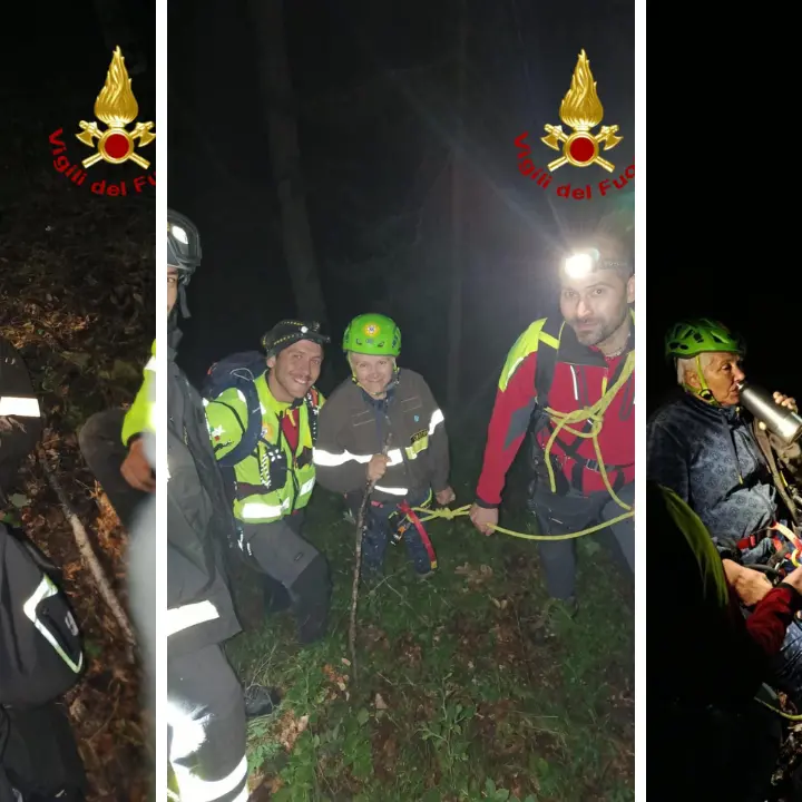 <p>Dispersa durante un'escursione nei boschi di Mesoraca, ritrovata nella notte: decisivo il lavoro dei soccorritori</p>