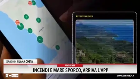 Incendi e mare sporco, arriva l app