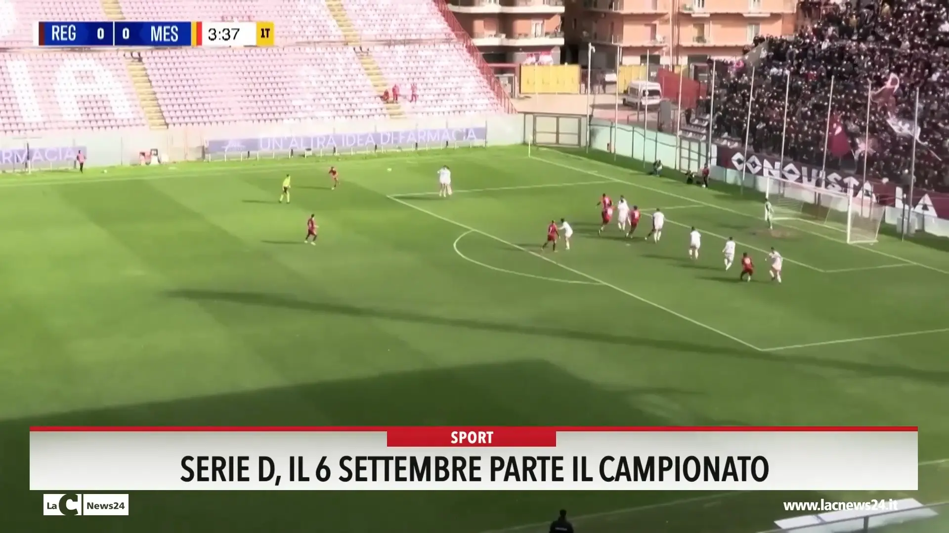Serie D, il 6 settembre parte il campionato