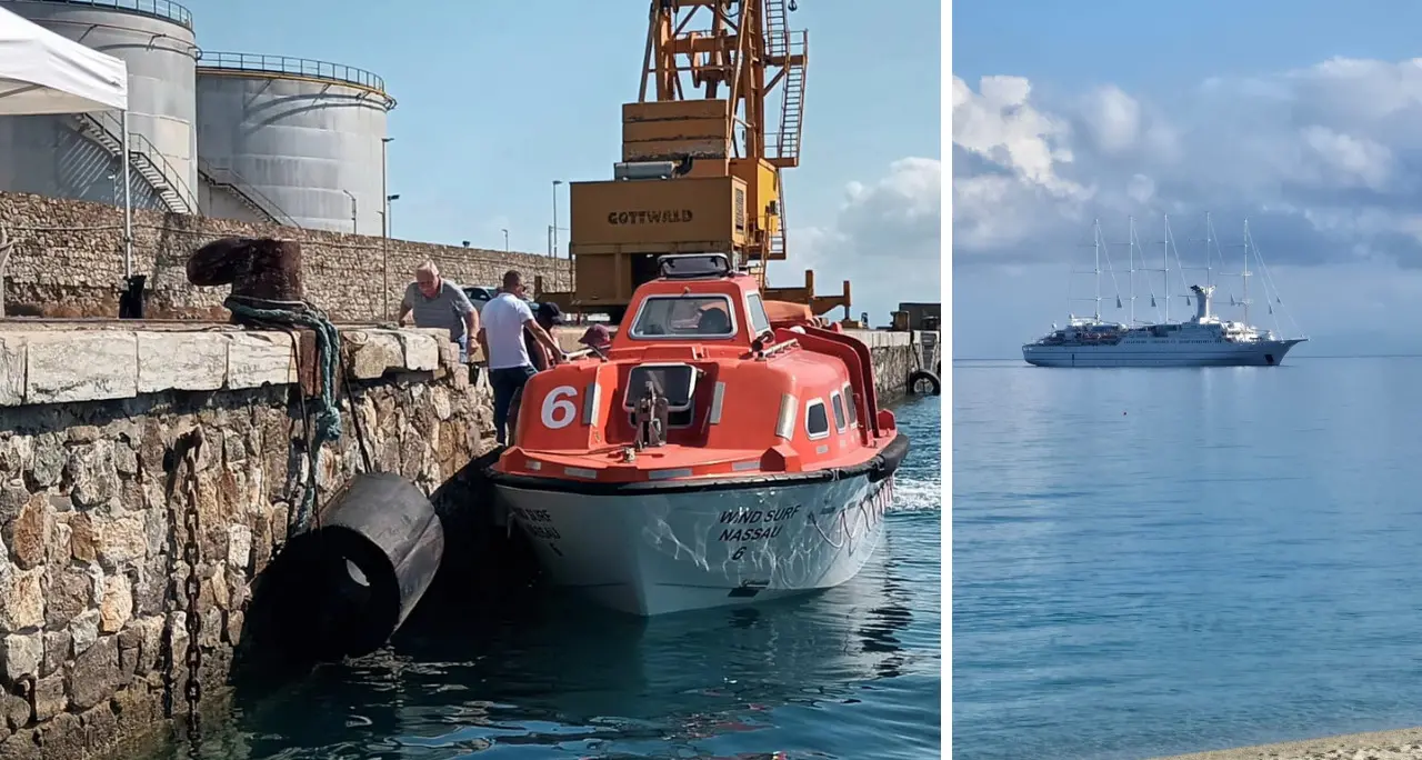 <p>Il veliero da crociera più grande del mondo è arrivato in Calabria: la tappa a Vibo nonostante le<span style=\"color:hsl(0, 75%, 60%);\"> difficili condizioni di attracco</span> per i tender</p>