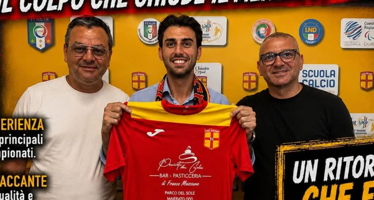 Dilettanti, il Sant'Onofrio anticipa tutti e chiude il mercato con il botto: arriva il bomber Giuseppe Cannitello\n