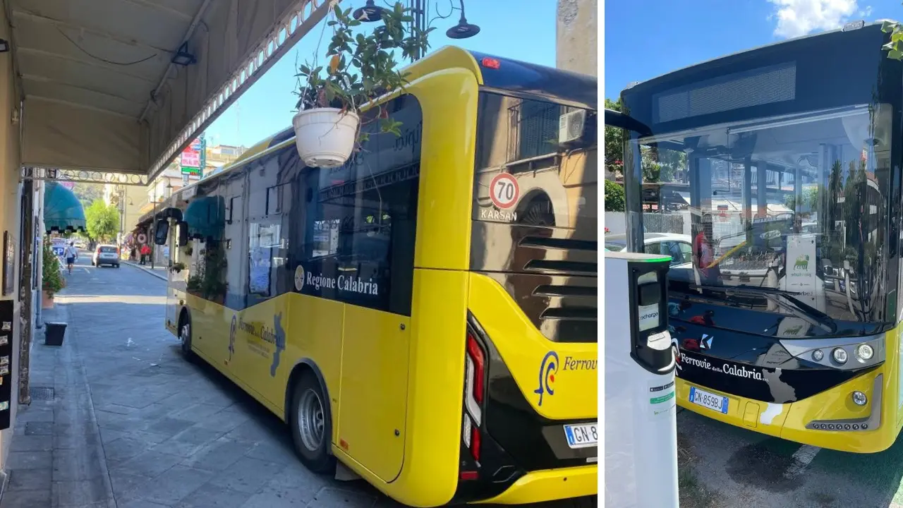 Tropea, parte il servizio di navetta urbana con un bus 100% elettrico. Ecco le fermate previste\n