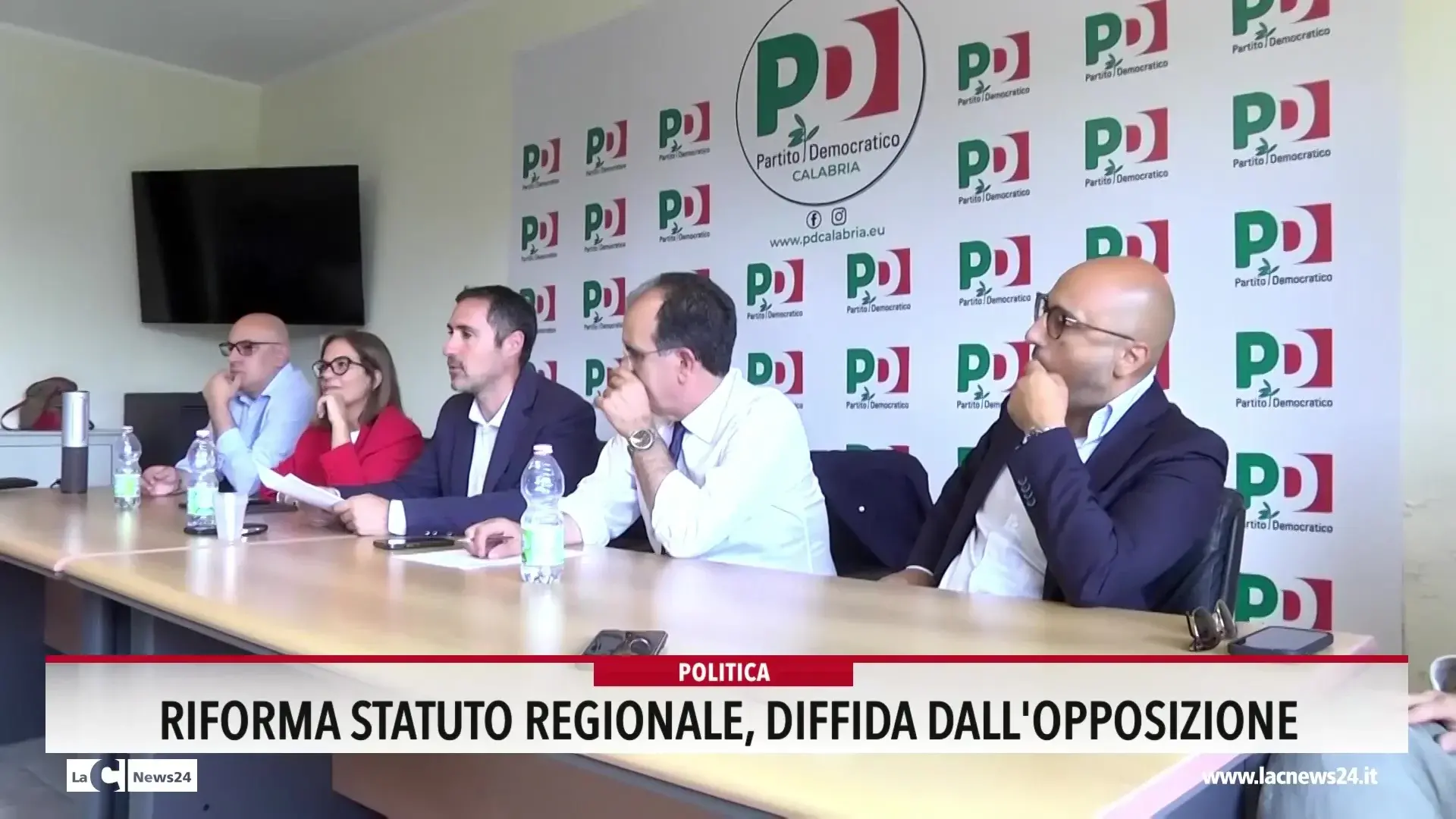 Riforma statuto regionale, diffida dall'opposizione