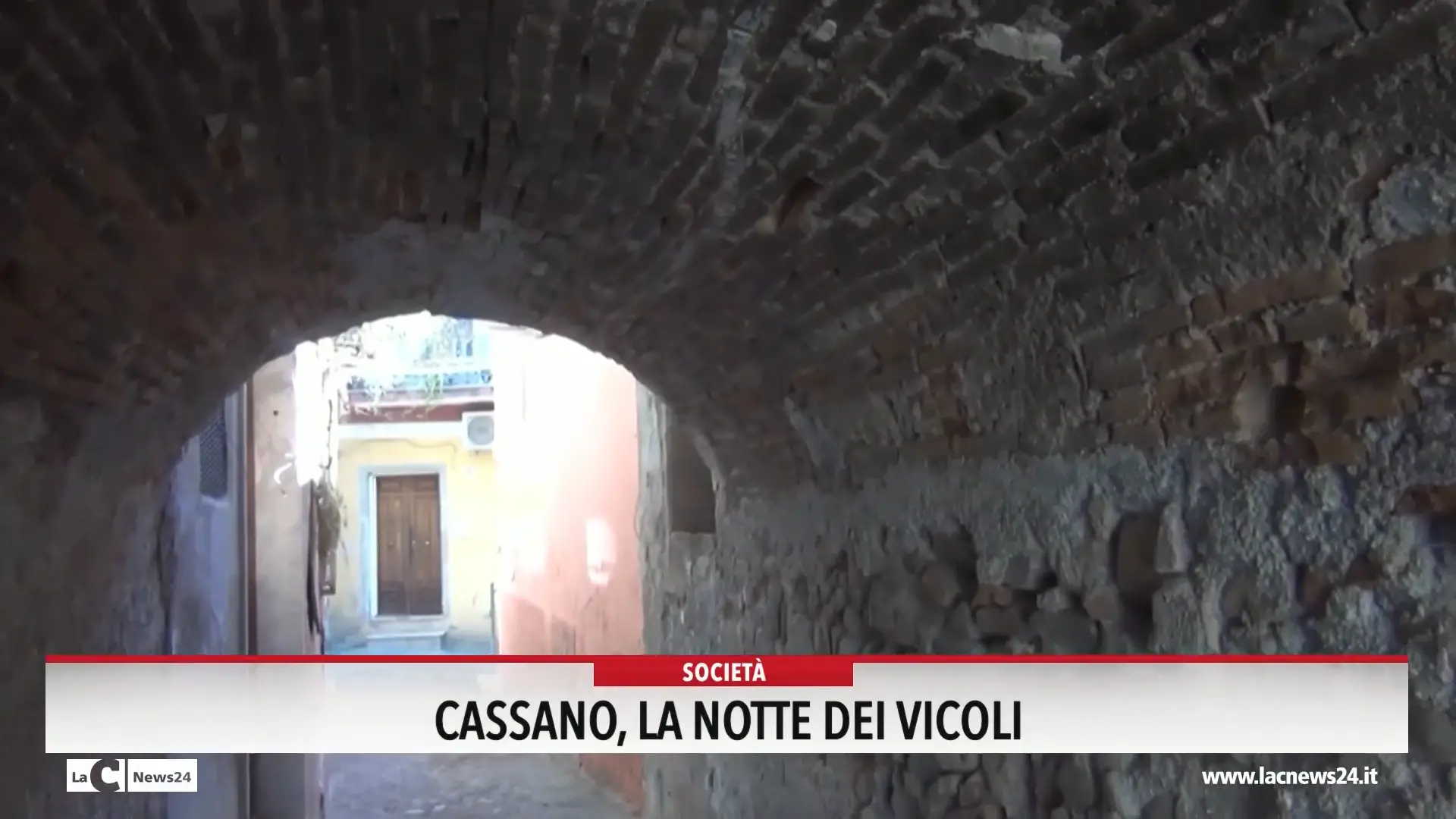 A Cassano la notte dei vicoli