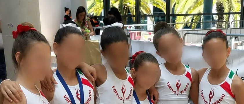 Ginnastica ritmica, tre alunne dell’I.C. “Falcomatà–Archi” brillano alle finali nazionali FGI di Rimini\n