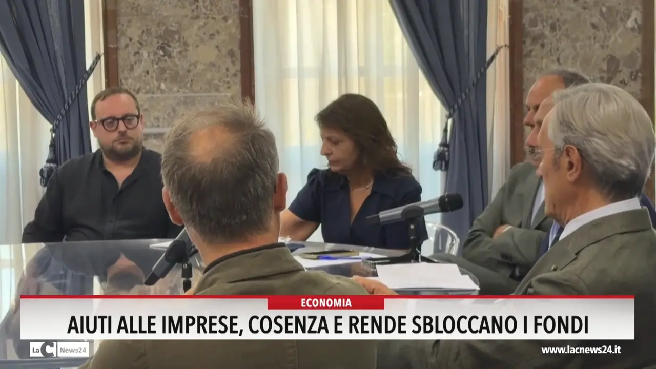 Aiuti alle imprese, Cosenza e Rende sbloccano i fondi