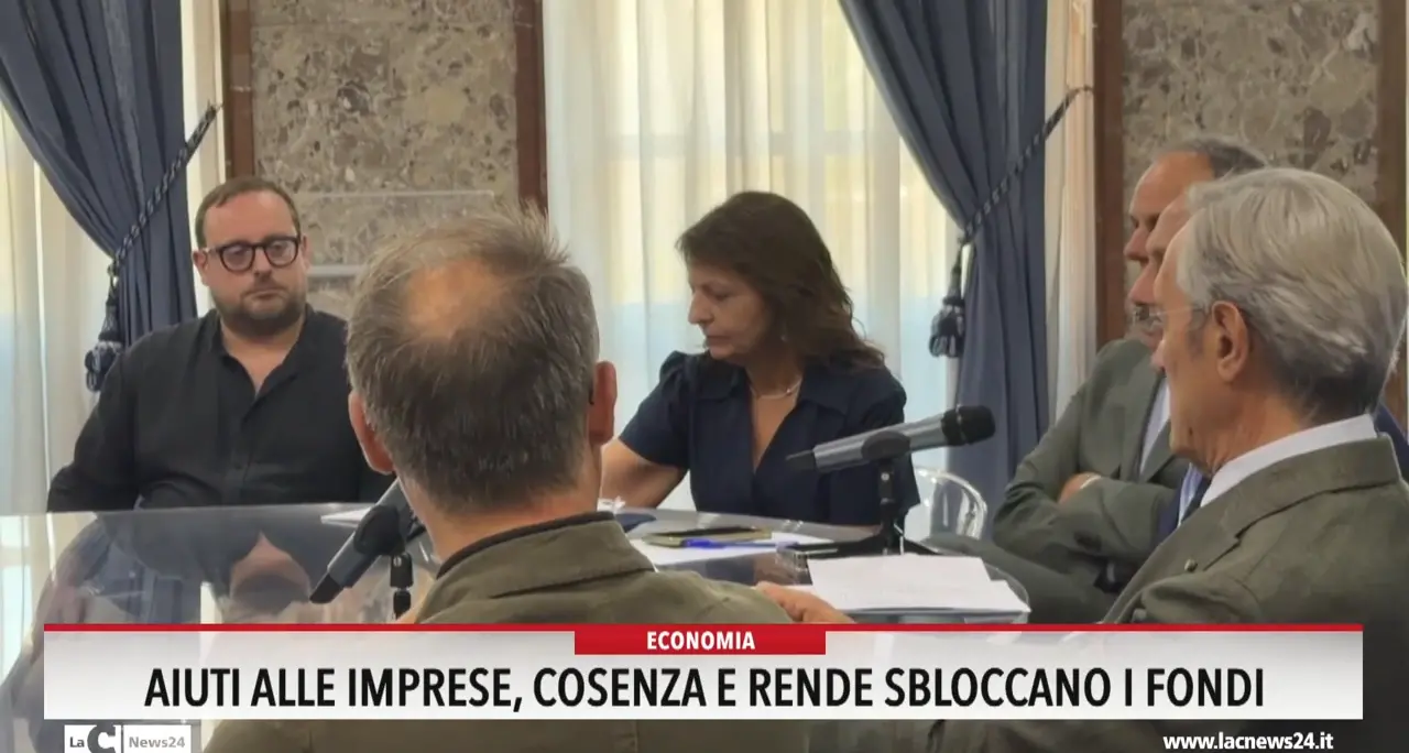 Aiuti alle imprese, Cosenza e Rende sbloccano i fondi