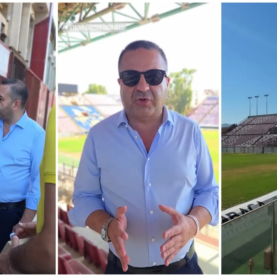 <p>Ultimo a Reggio, sopralluogo di Cannizzaro allo stadio: «Via al ripristino già da questo weekend»</p>