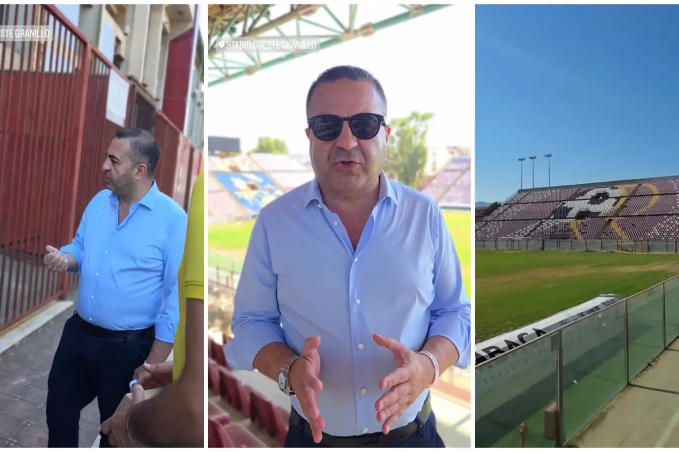 <p>Manto erboso, vetrate e recinzione, <span style=\"color:hsl(0, 75%, 60%);\">Cannizzaro al Granillo</span>: «Via al ripristino già da questo weekend»</p>
