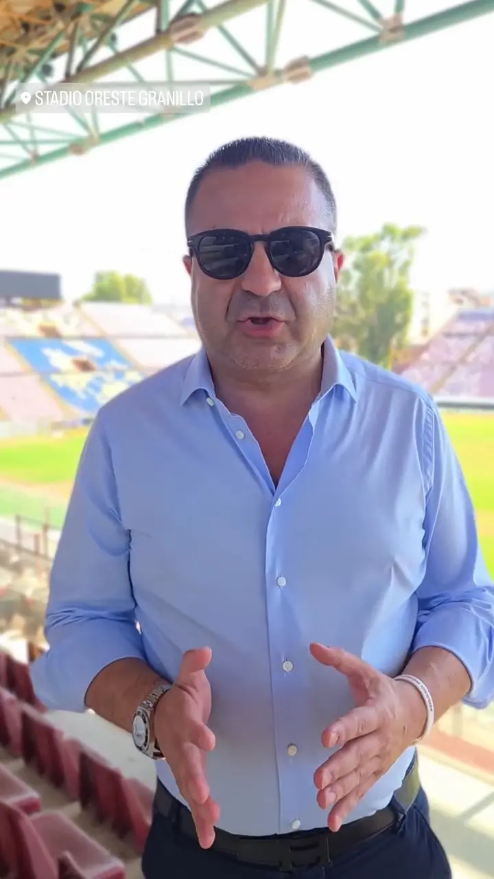 Sopralluogo di Cannizzaro allo Stadio Granillo