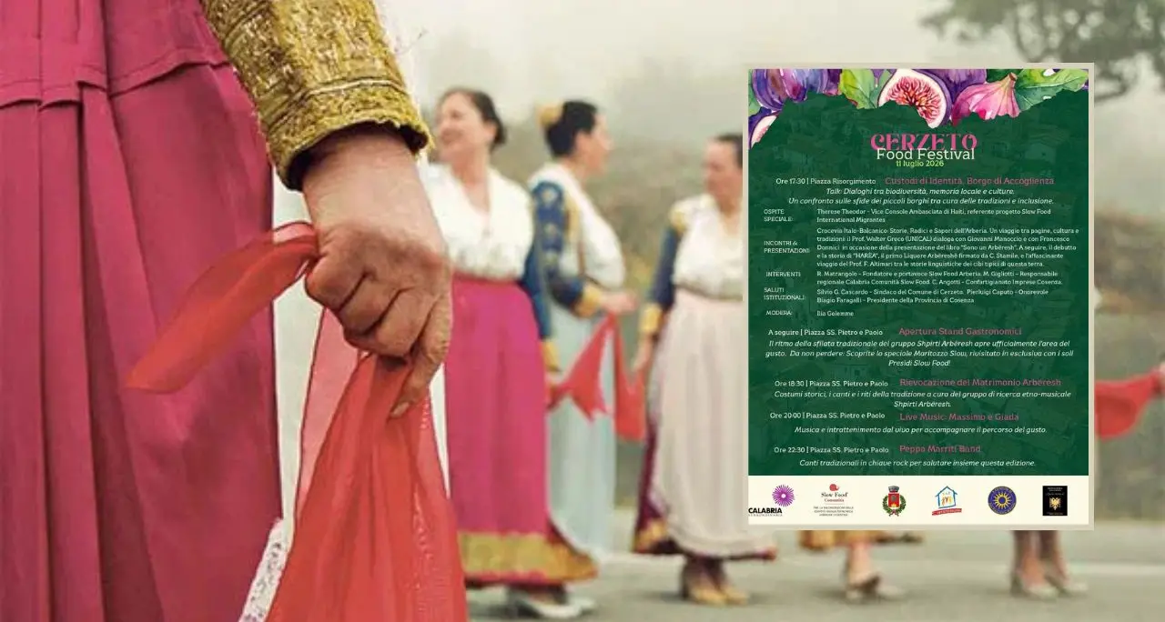 Cerzeto Food Festival 2026, ecco il programma completo\n
