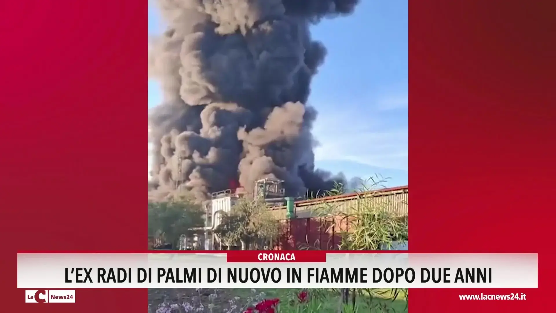 L'ex Radi di Palmi di nuovo in fiamme dopo due anni